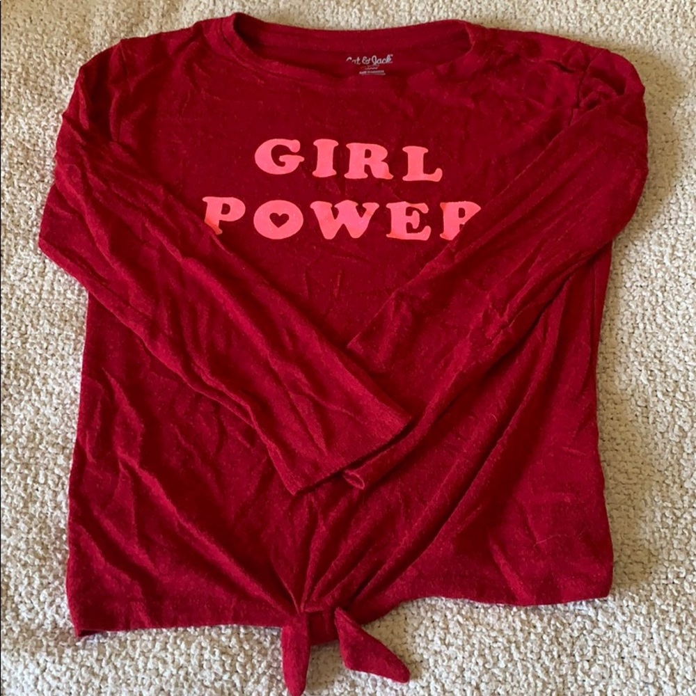 Girl power light sweater